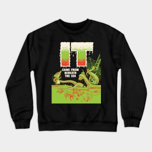 It Came From Beneath the Sea )( Cult Classic Horror Sci Fi Fan Art Crewneck Sweatshirt